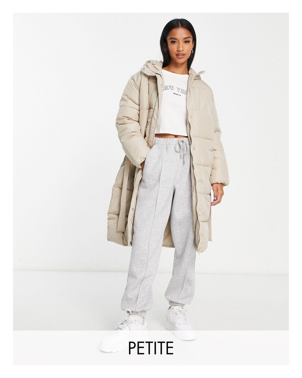 New look deals white coat