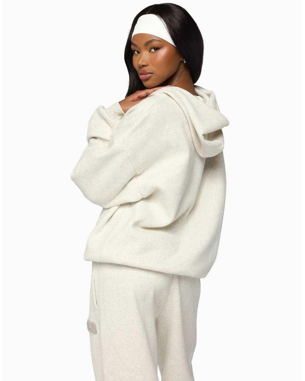 Edikted Natural Oversized Hoodie