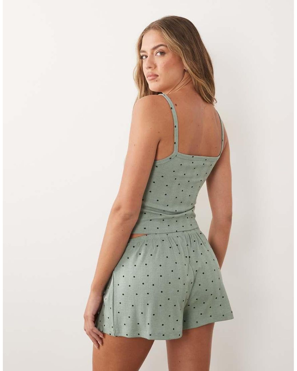 ASOS Green Mix & Match Pointelle Cami