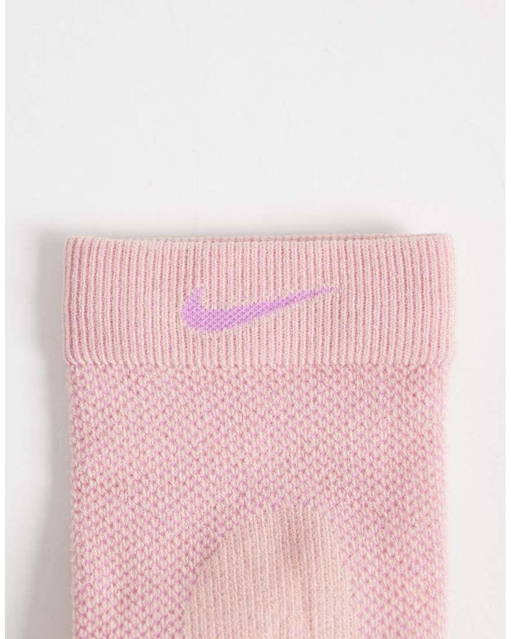 Nike Pink Lightweight Crew Socks for men