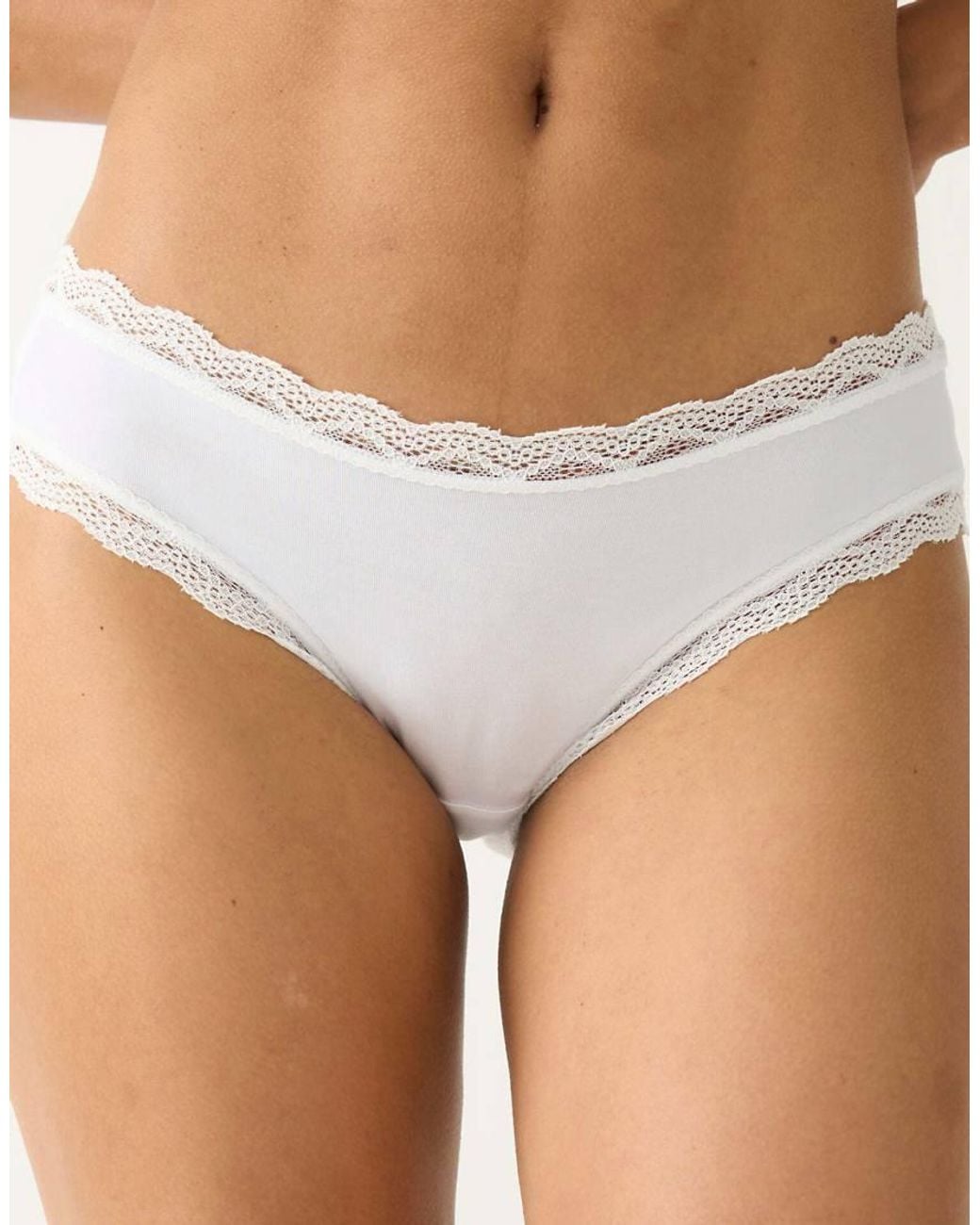 Stripe & Stare White Original Knicker Four Pack