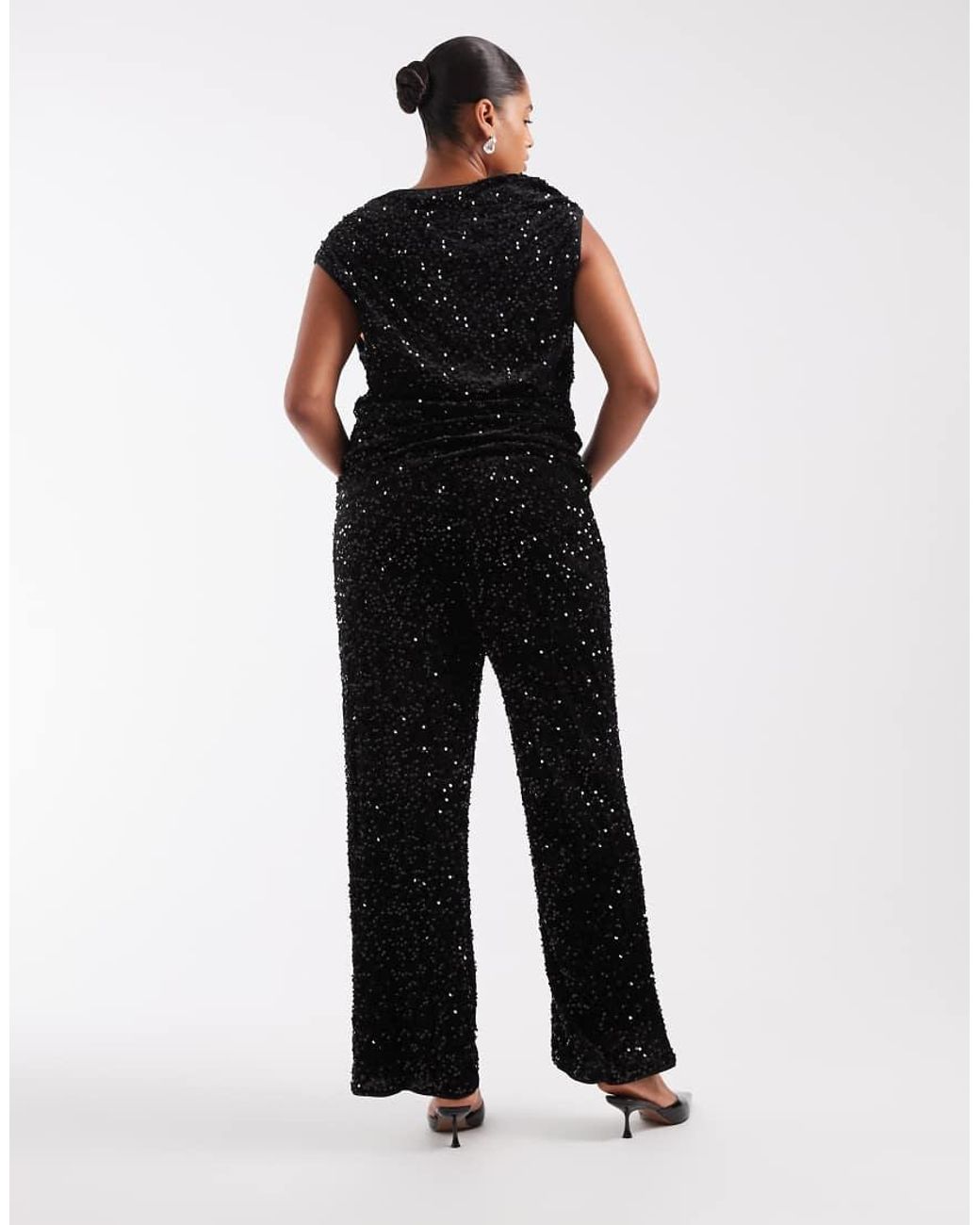 ONLY Black Wide Leg Pants Set