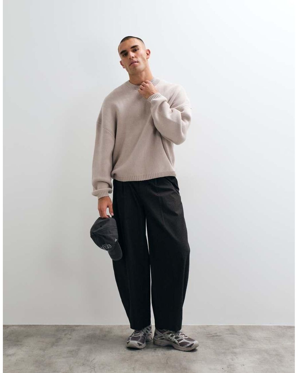 Weekday Natural Oversized Jumper for men