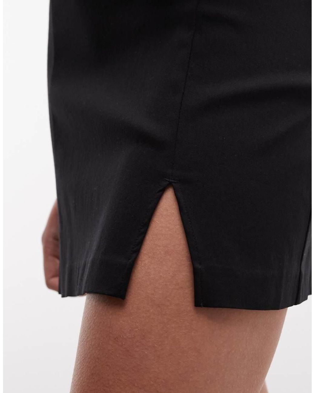 Monki Multicolor Bengaline Mini Skirt