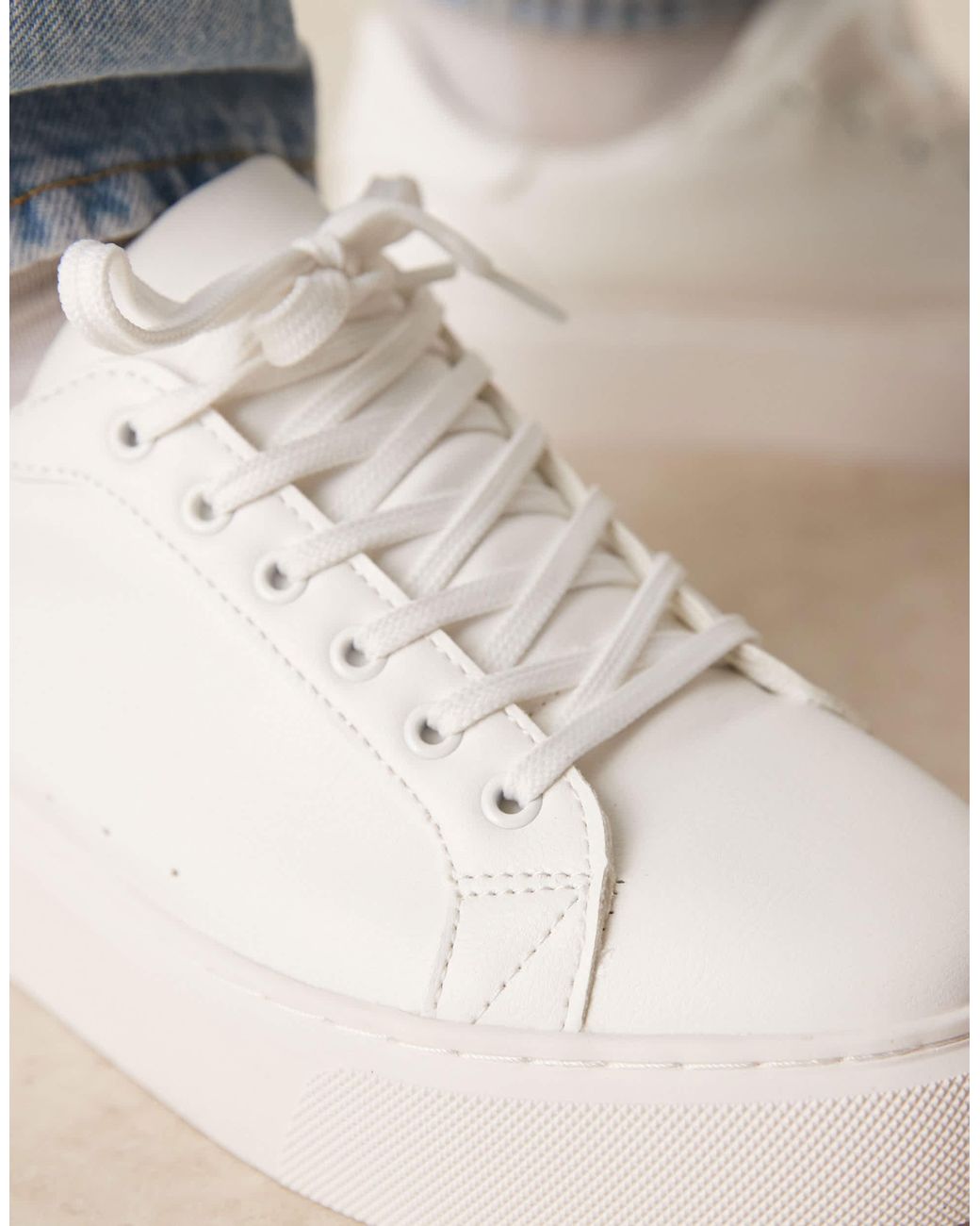 ASOS – geschnürte sneaker in Blue für Herren