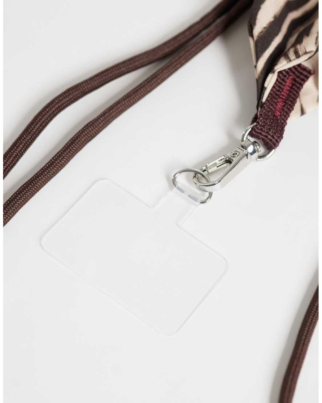 ASOS White Body Phone Strap