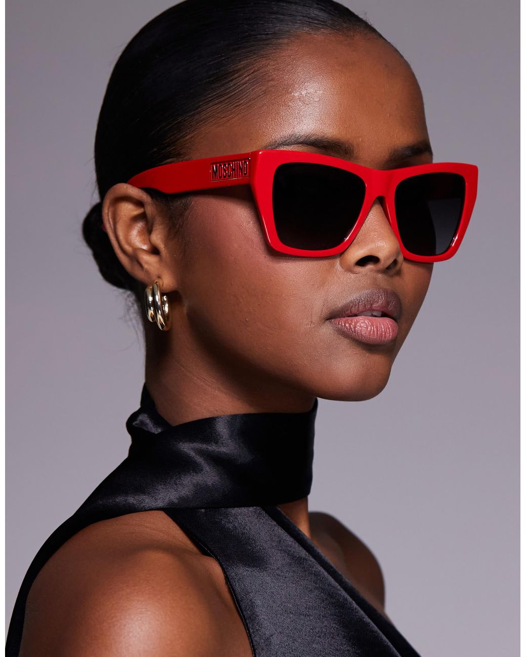 Moschino Black Moschino – eckige sonnenbrille