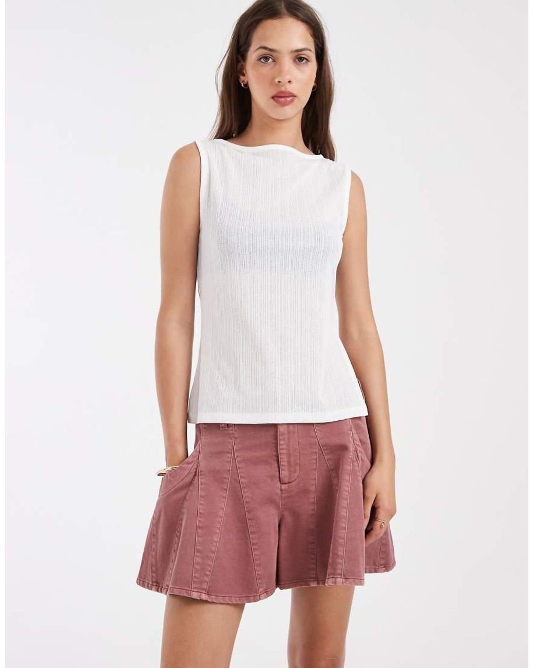 Free People Pink Song And Dance Shorts