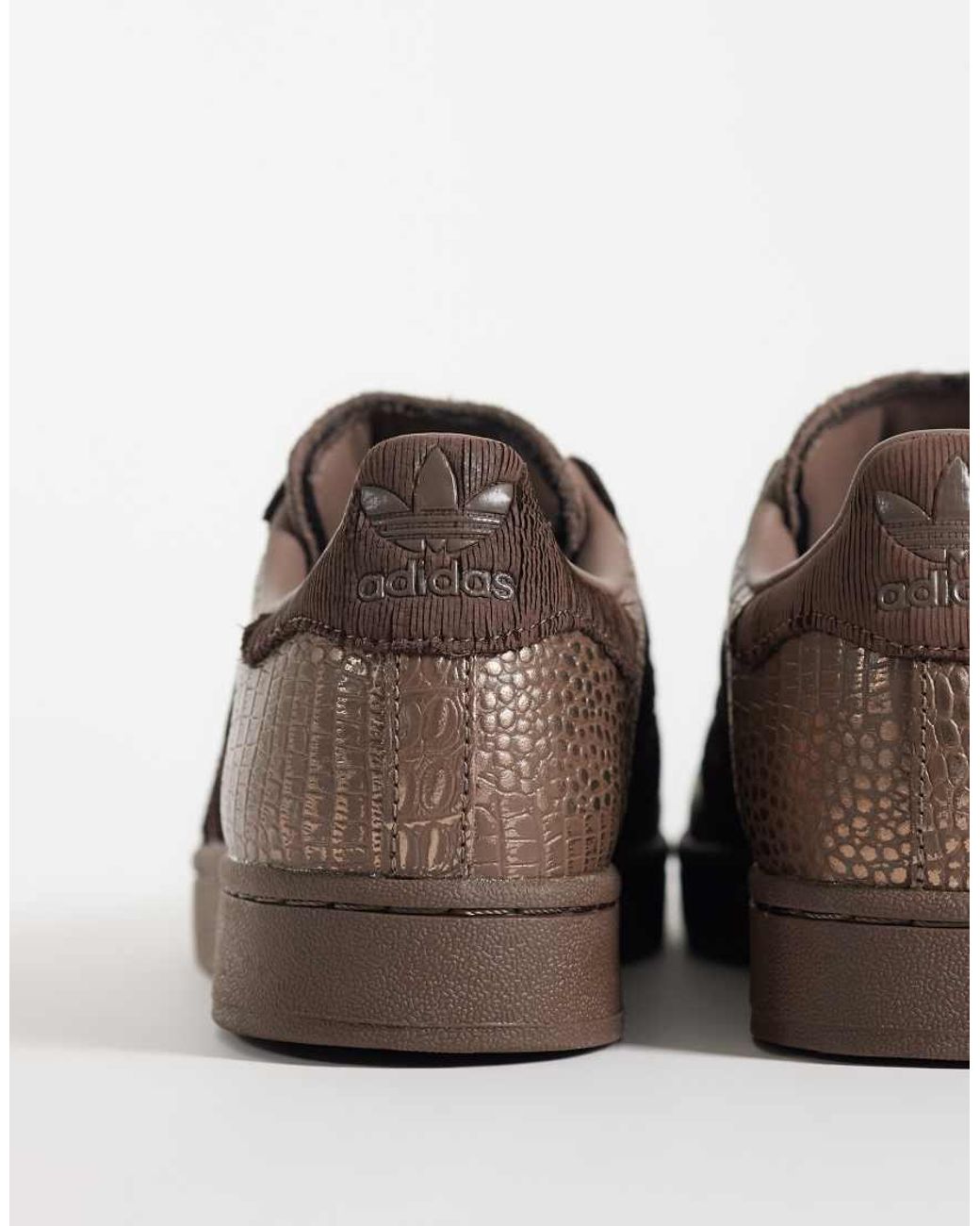 Adidas Originals Brown Superstar Ii Trainers