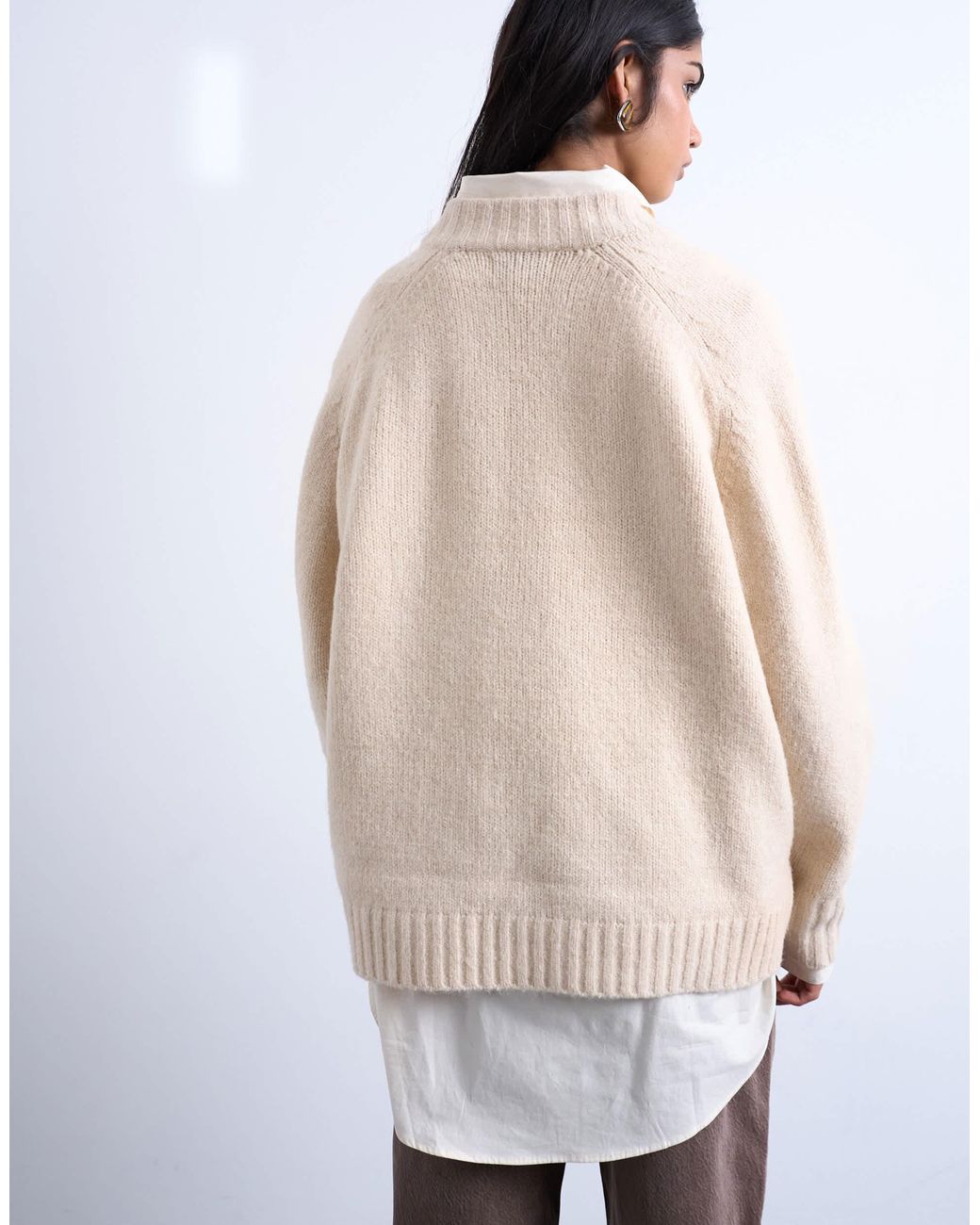 TOPSHOP Red – schlichter strickpullover