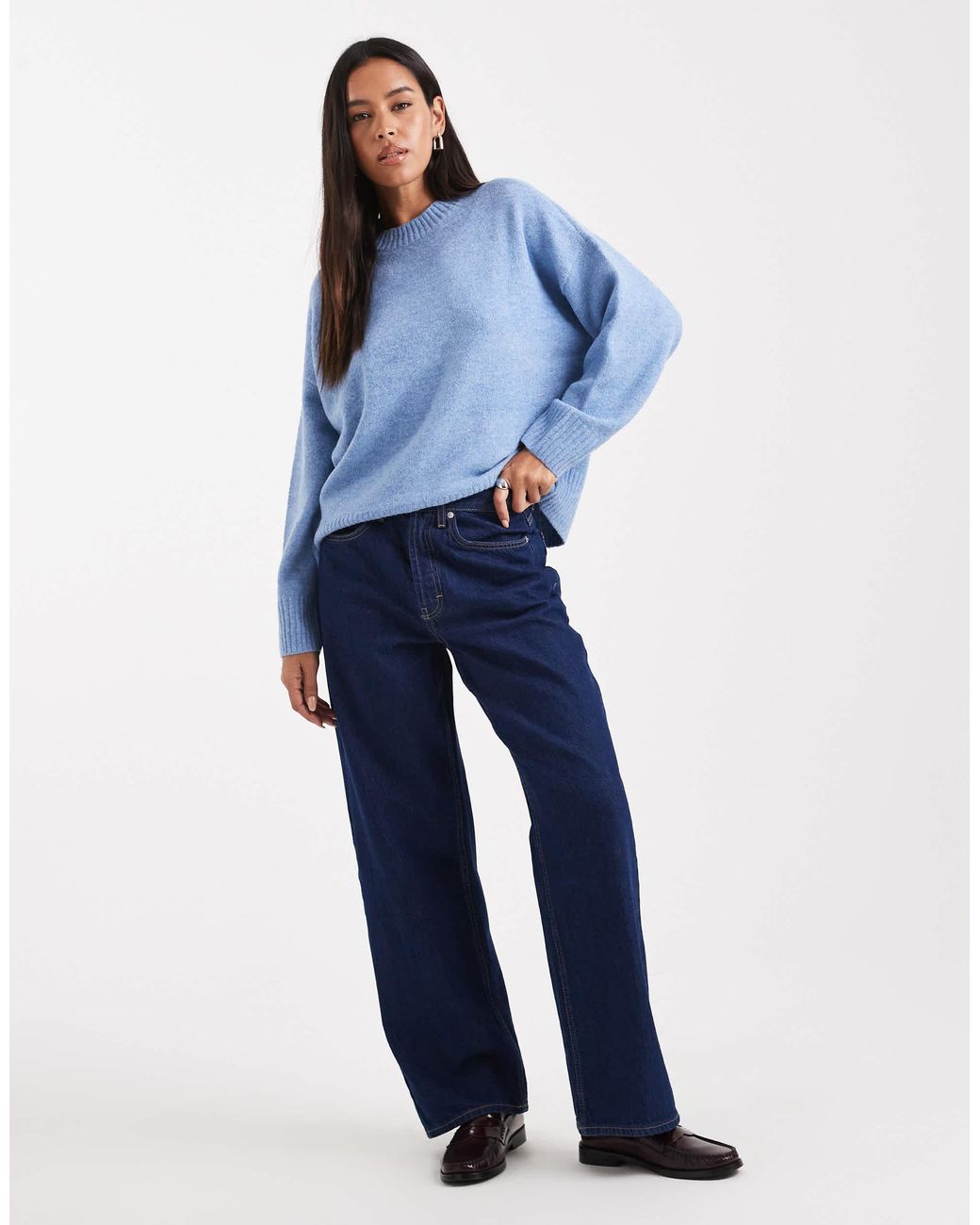 Vero Moda Blue – weicher pullover