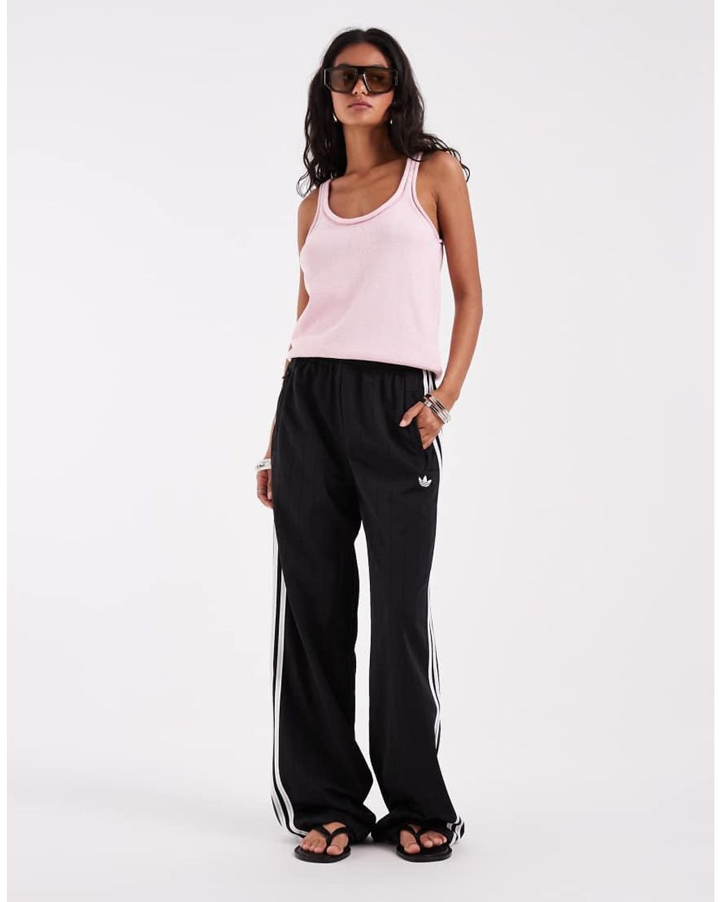 Adidas Originals Black Firebird Loose Track Pants