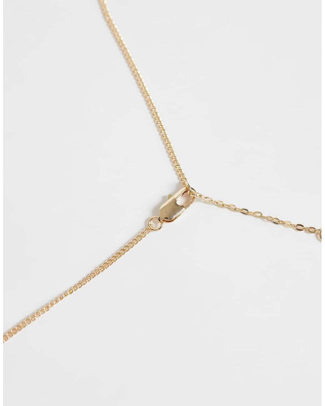 ASOS White Cross Pendant Necklace for men