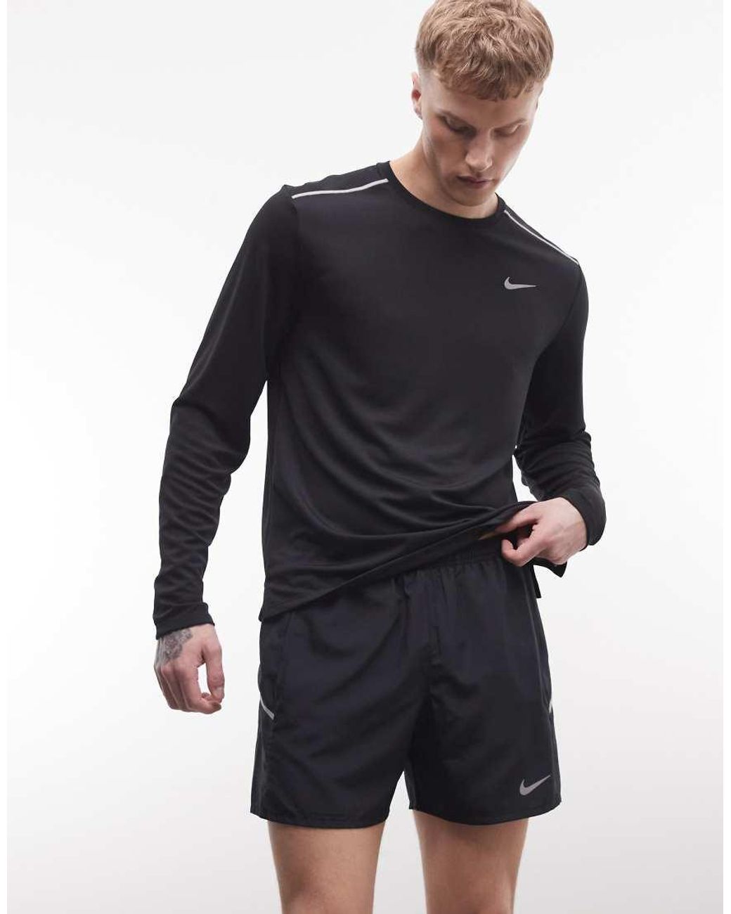 Miler Dri-Fit 5Inch Pantalones Cortos En Nike de hombre de color Blue