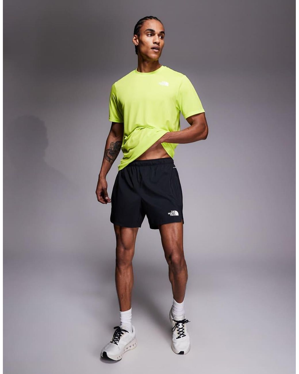 The North Face Green Lightbright 2in1 5" Short for men