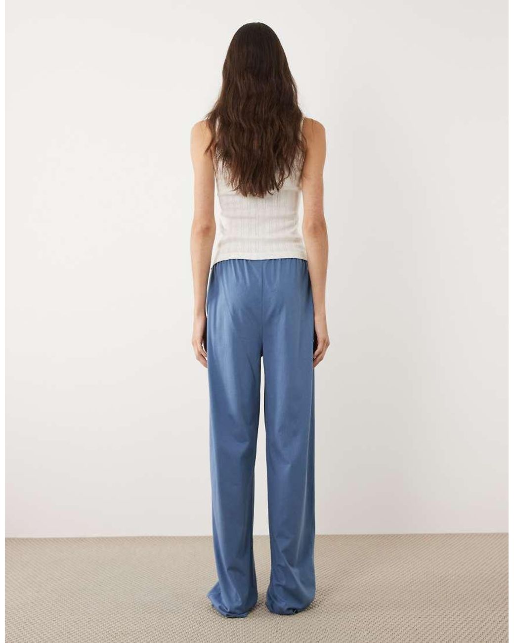 ASOS Blue Asos Design Tall Mix & Match Cotton Pajama Pants