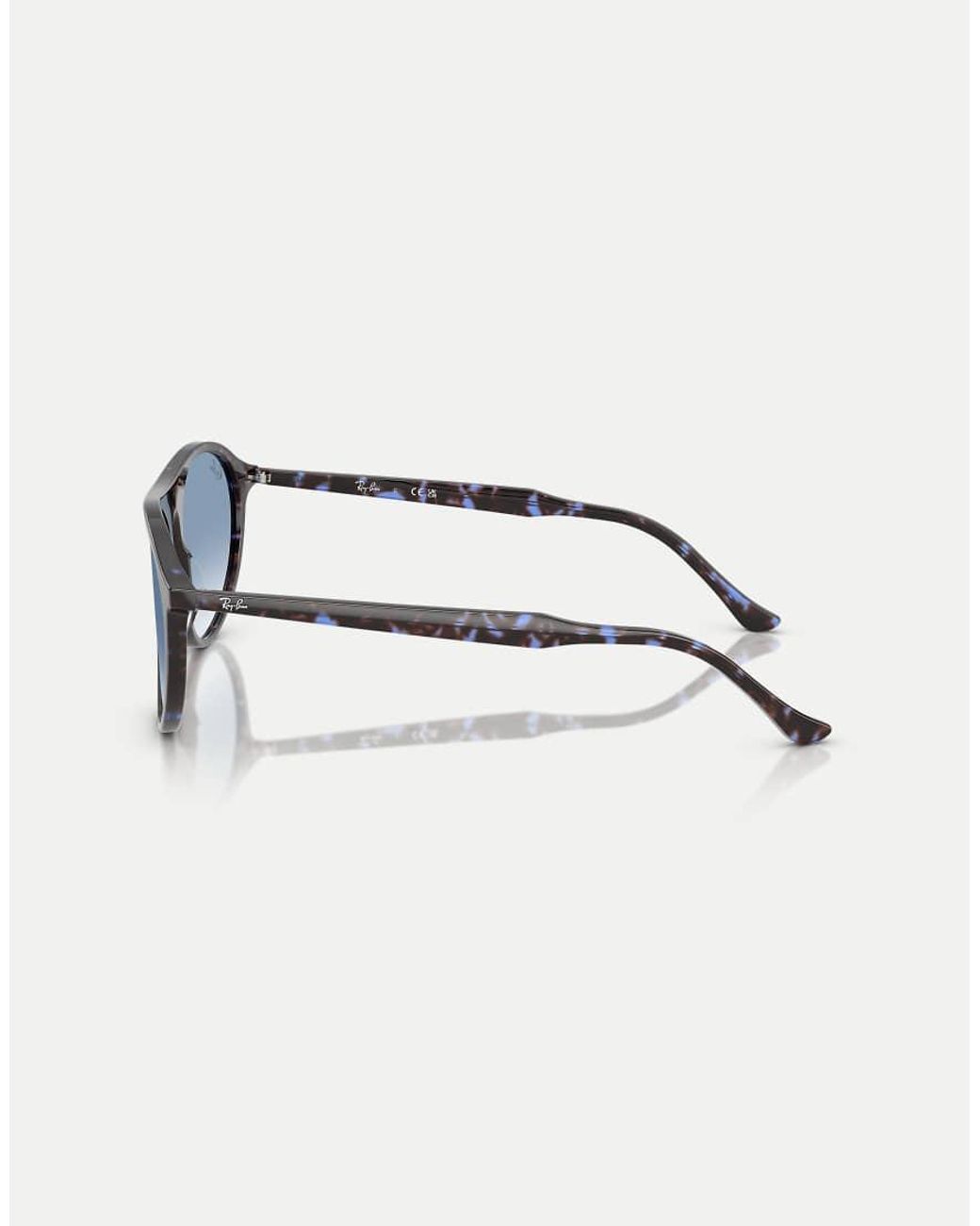 Ray-Ban Blue Rb2215 Square Sunglasses With Lens