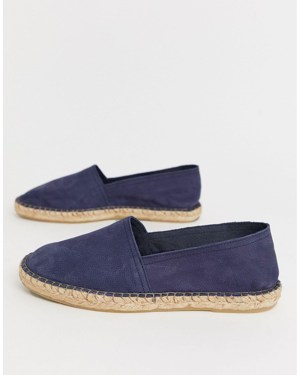 office leather espadrilles