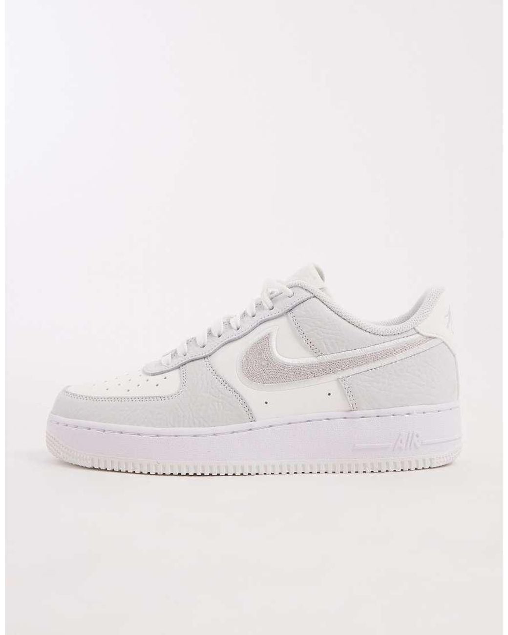 Nike Black Air Force 1 Trainers With Swoosh Detail for men