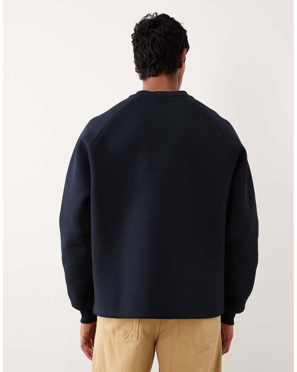 ASOS Blue Heavyweight Sweatshirt for men