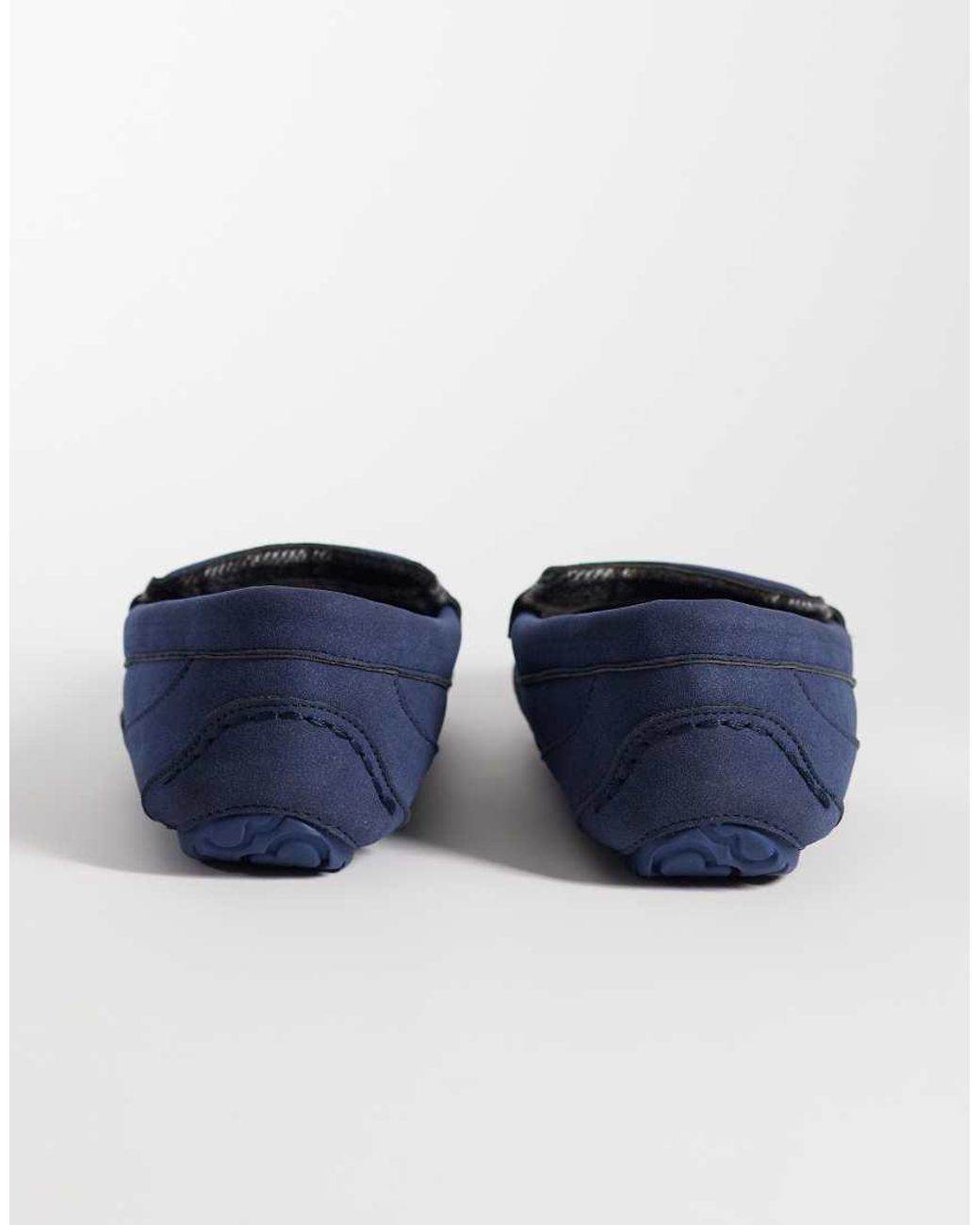 ASOS Blue Moccasin Slippers for men