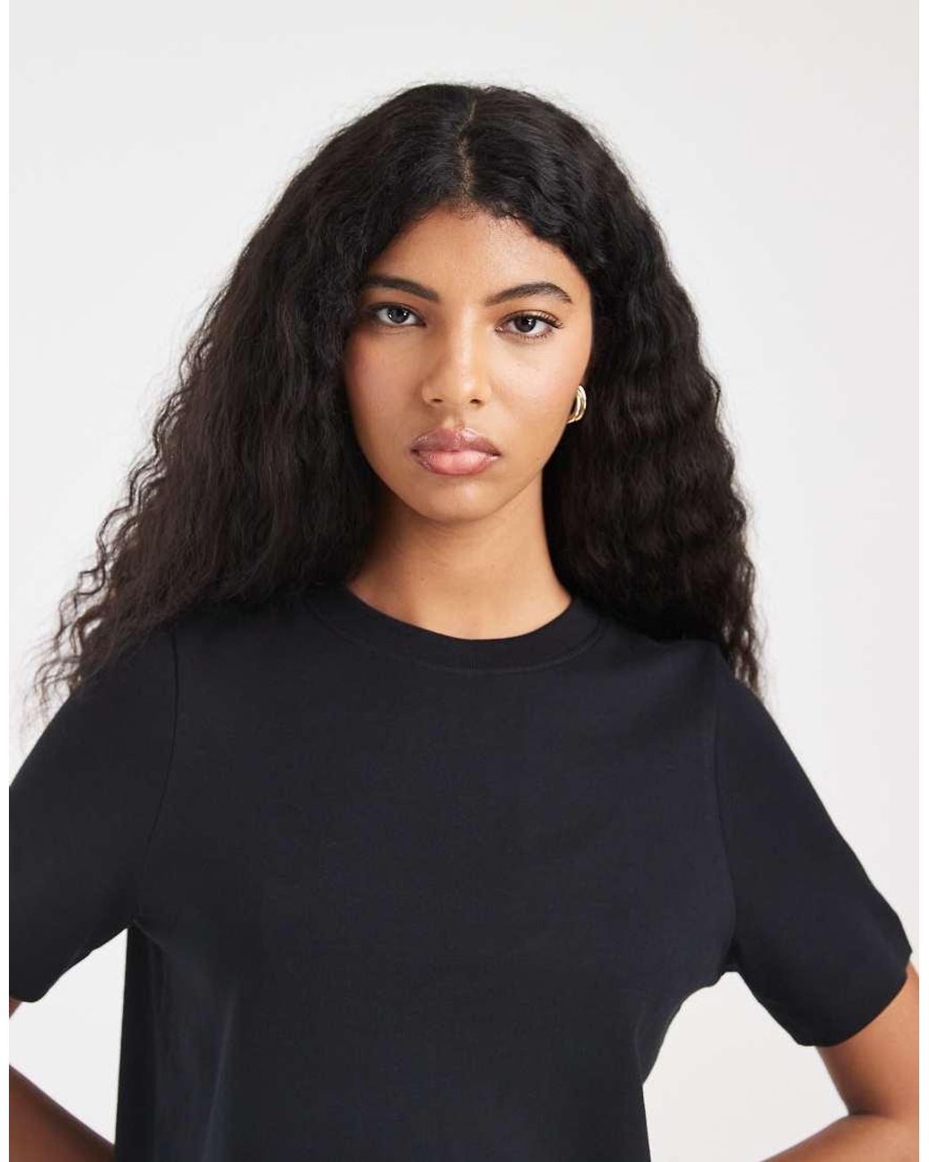 New Look Black Premium Girlfriend Tee