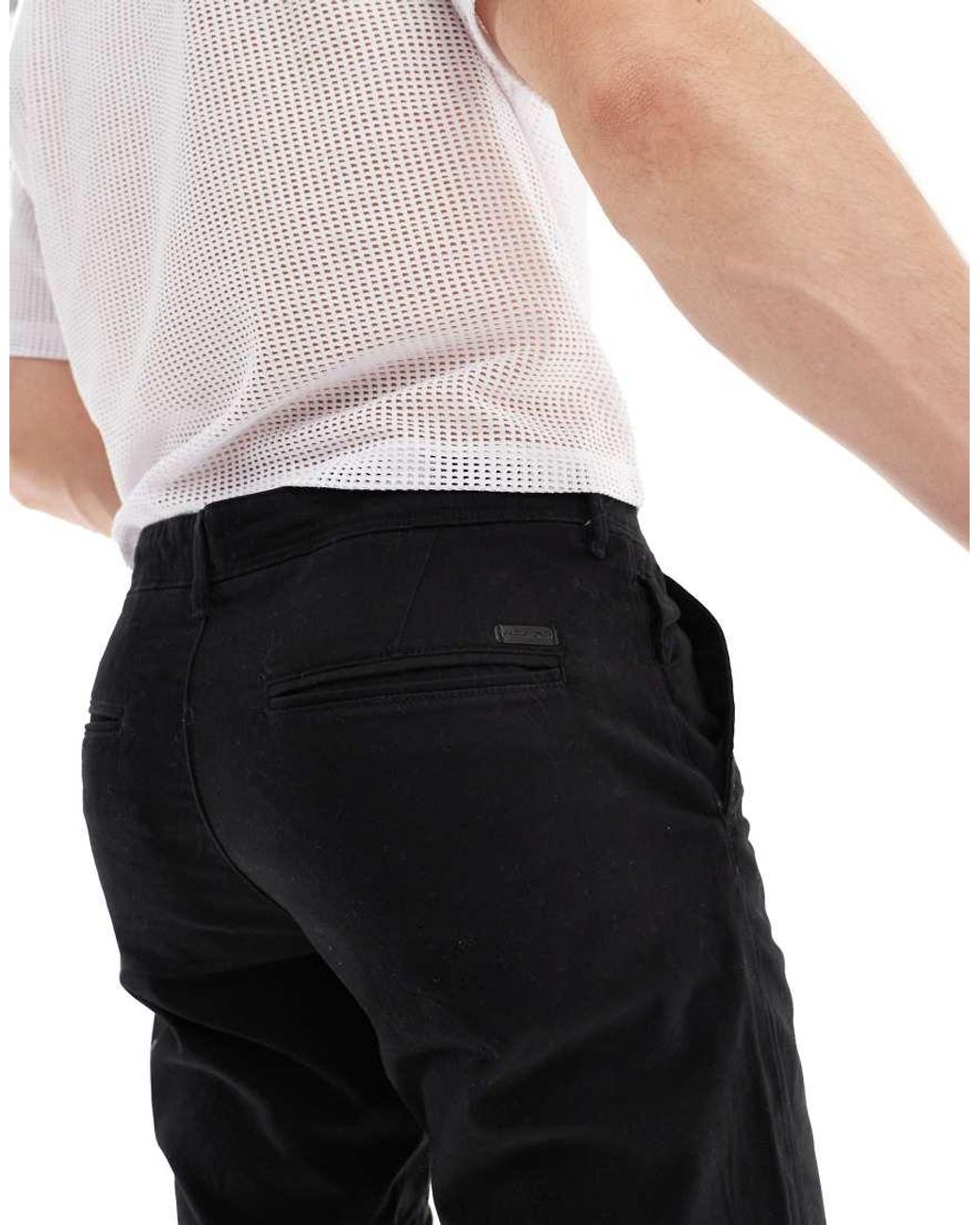 Jack & Jones Black Chino Shorts for men