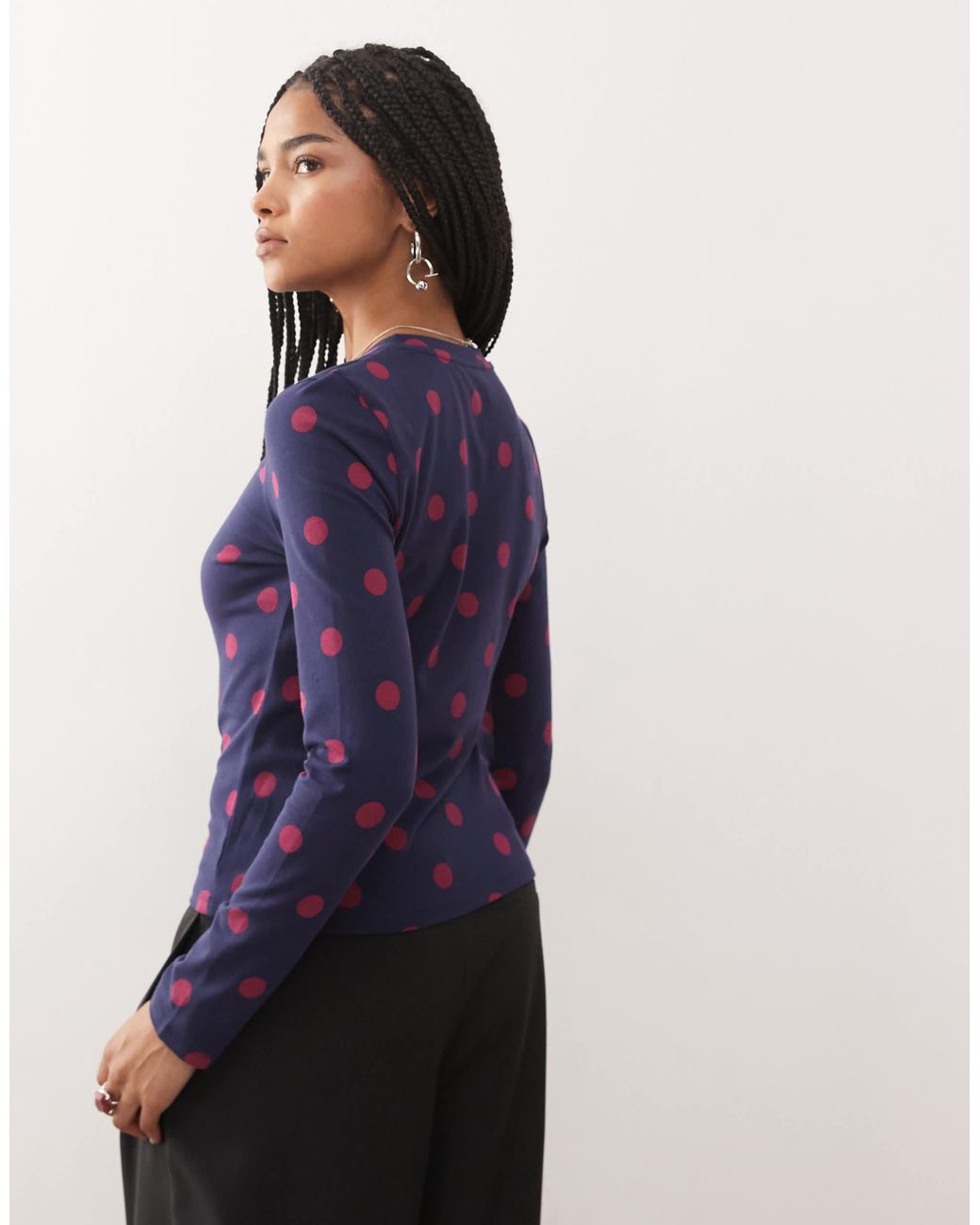 Collusion Blue – strickjacke
