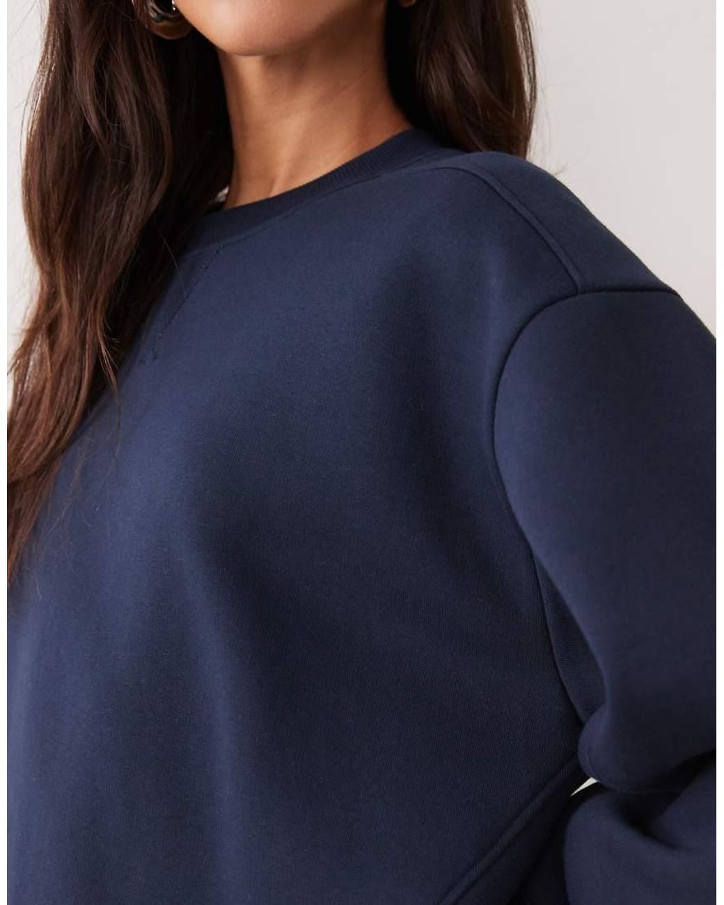 ASOS Blue Crew Neck Sweatshirt