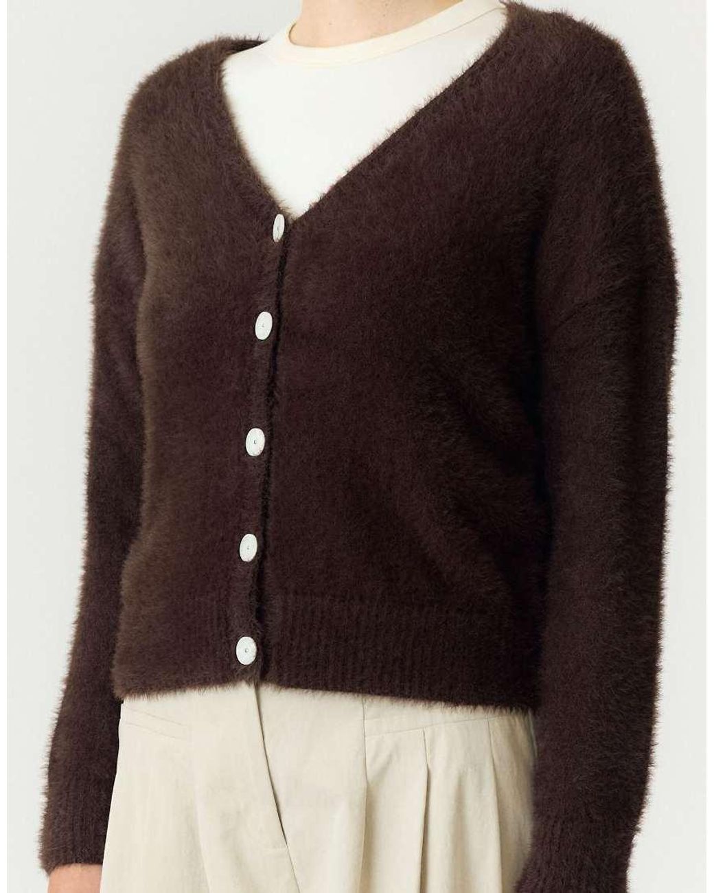 Y.A.S Black Knitted Cardigan