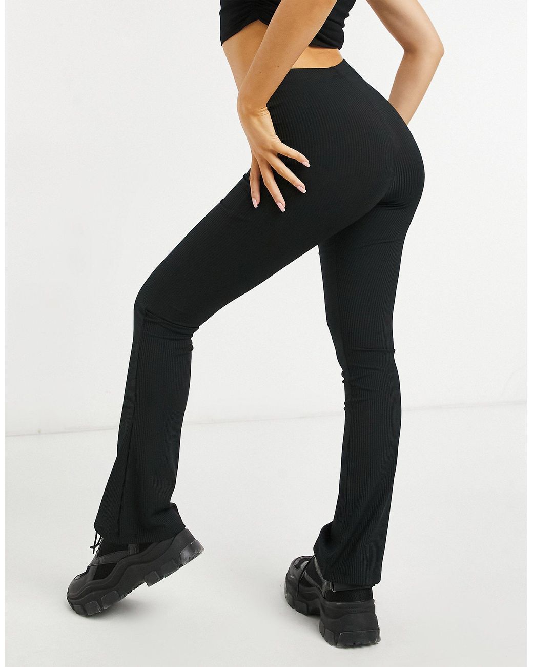 Flared store leggings topshop
