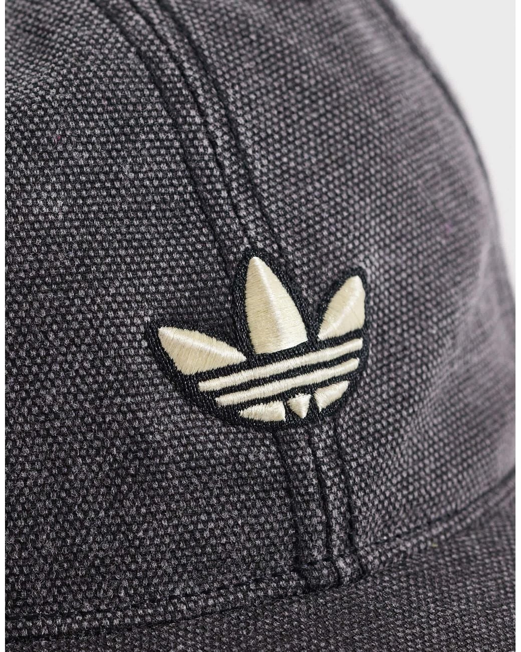 adidas Originals Italian Dye Strapback Cap in Black | Lyst