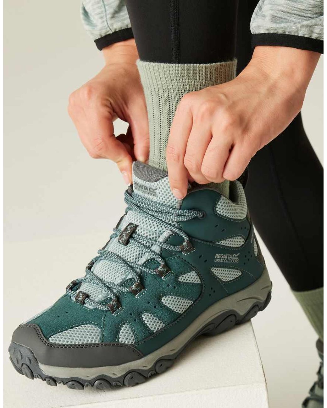 Regatta Green Edgepoint Iv Technical Waterproof Mid Walking Boots