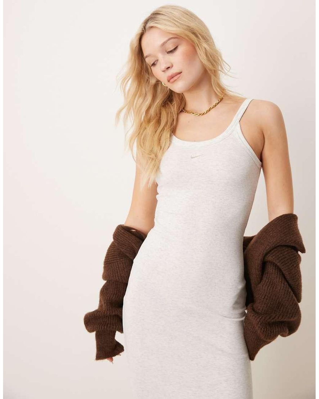 Nike Natural Chill Ribbed Maxi Tank Dress