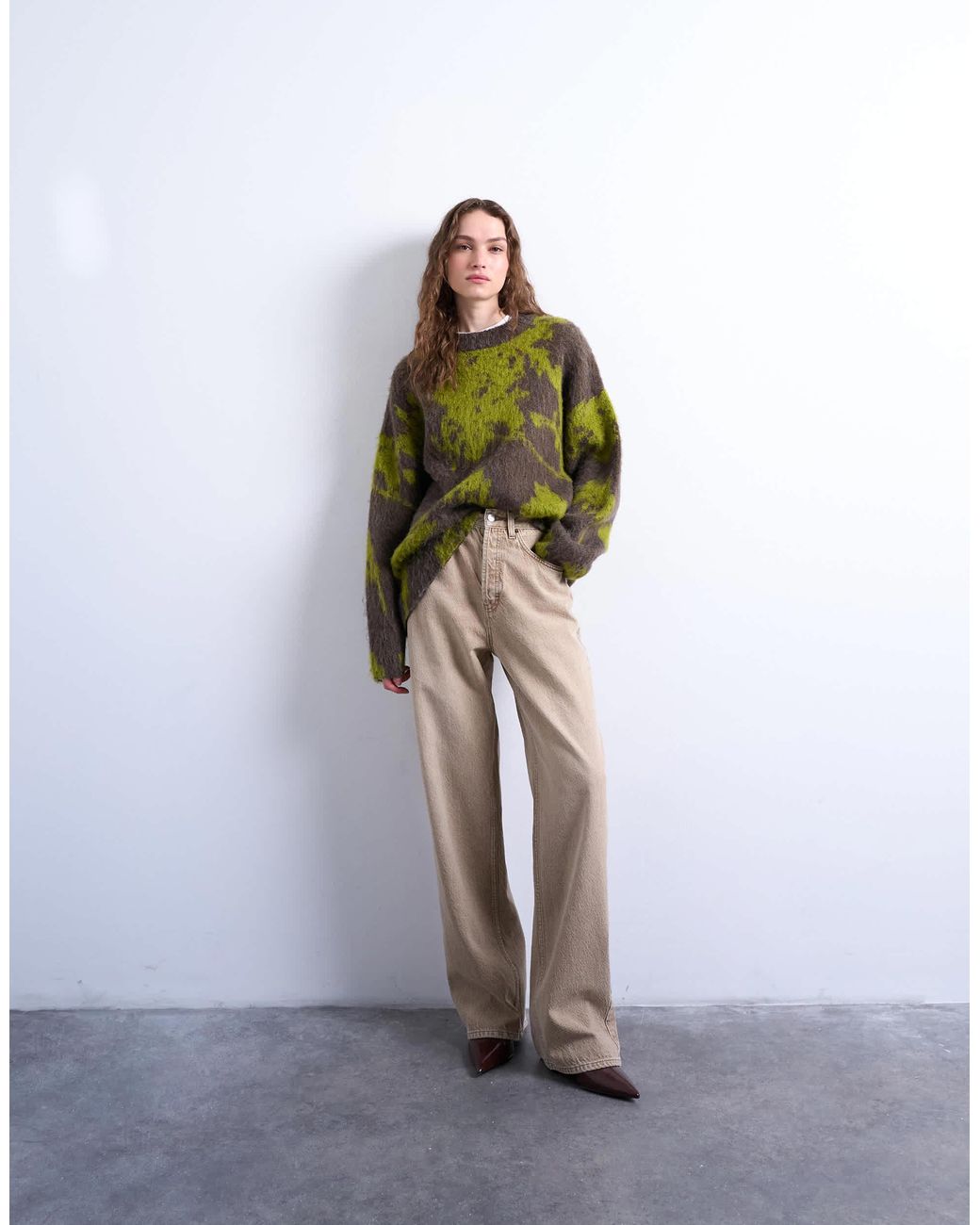 TOPSHOP Green – strickpullover