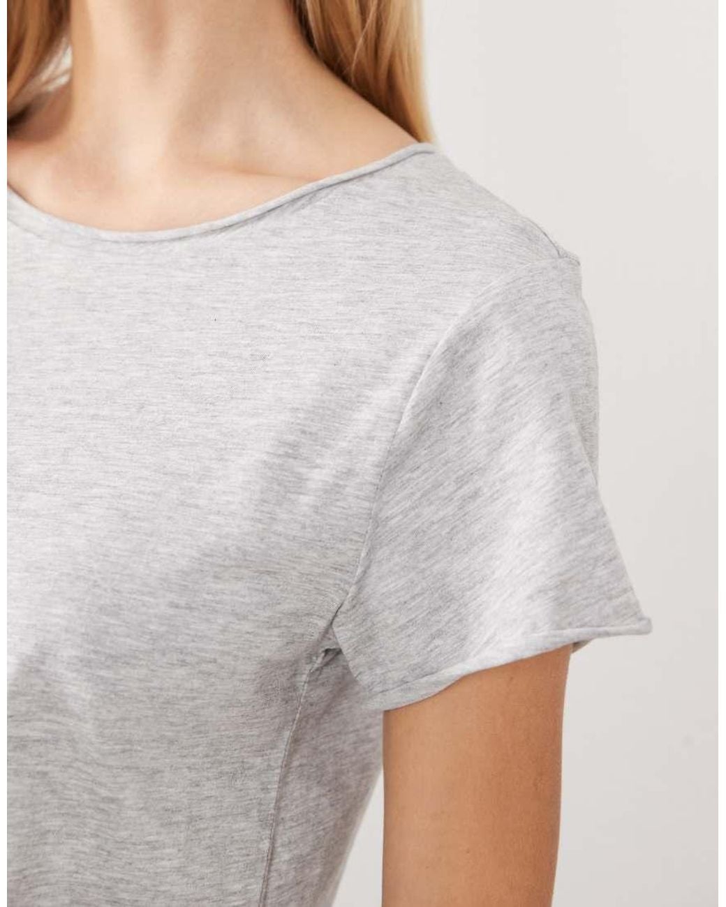 ARKET White Coord Short Sleeve Lounge Wear Top
