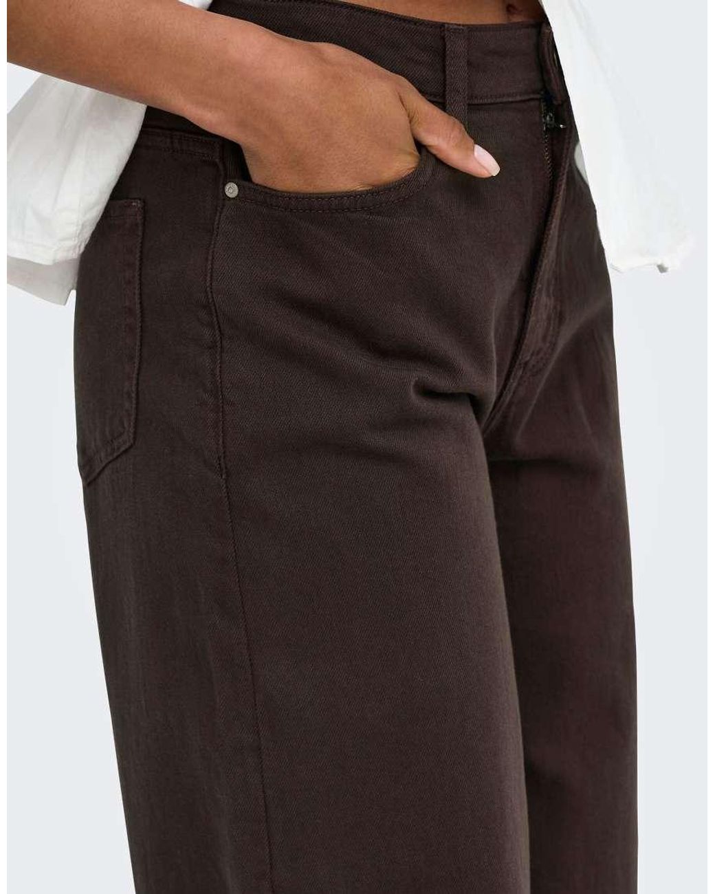 Jdy White Wide-fit Jeans