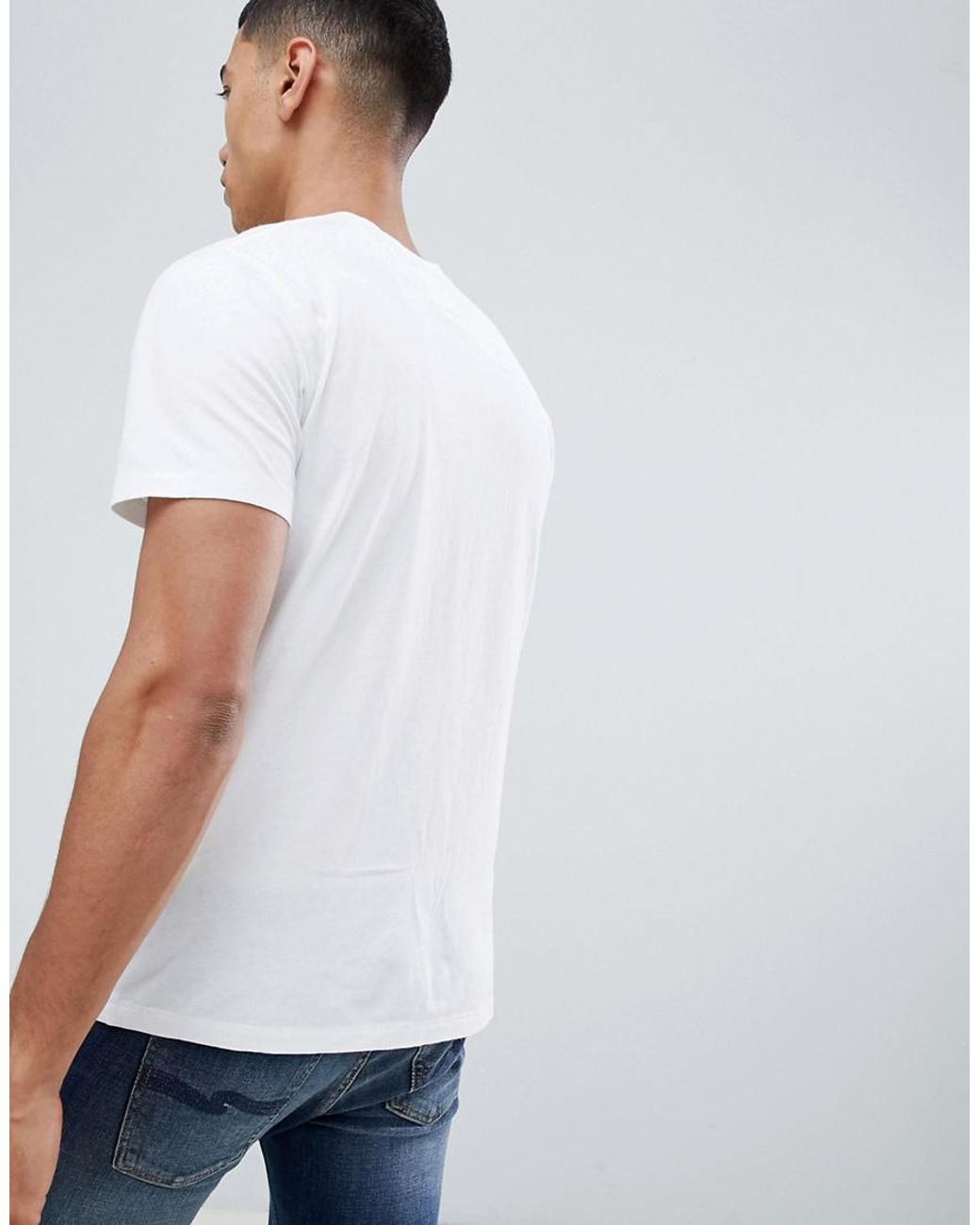 Abercrombie & Fitch Varsity Print Logo T-shirt In White for Men | Lyst