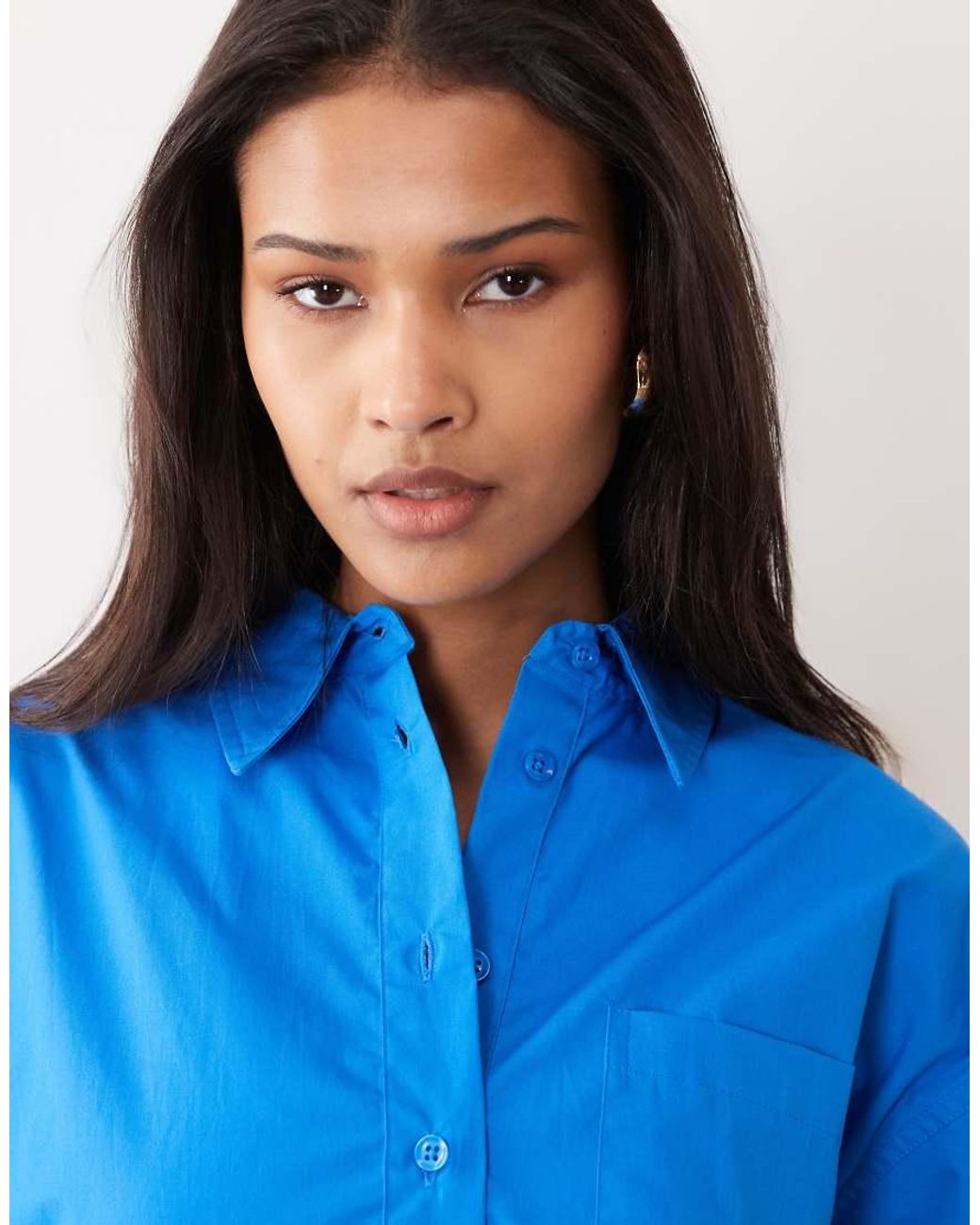 ASOS Blue Classic Cotton Shirt