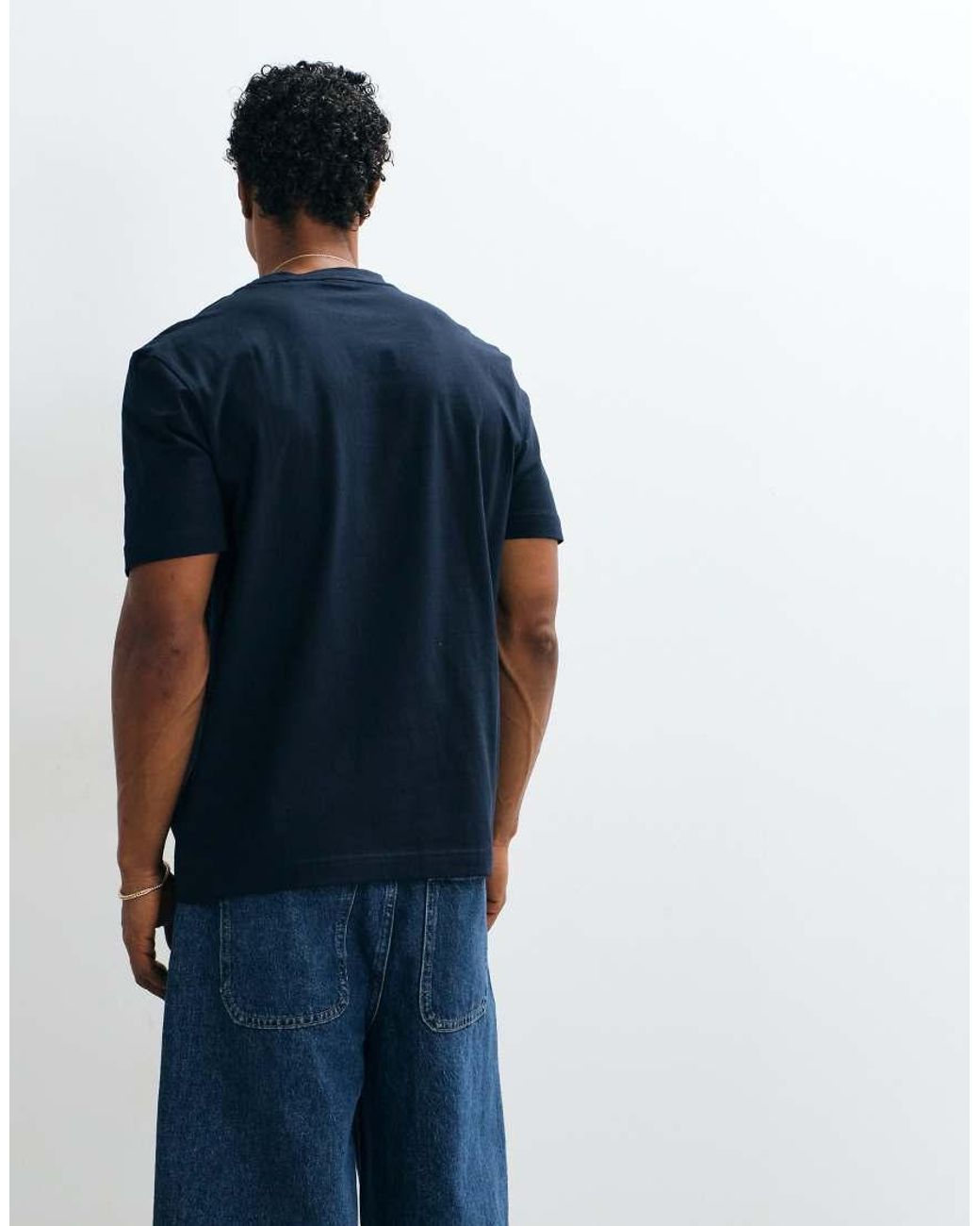 Boss Blue Hugo Boss Relaxed Fit Small Graphic T-shirt for men
