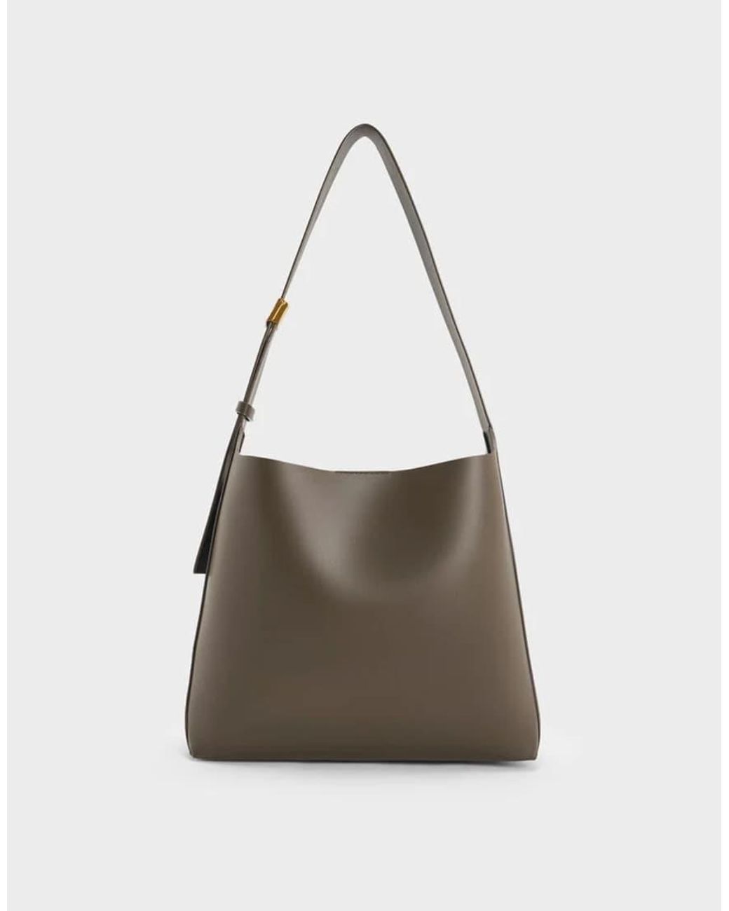 Charles & Keith Natural Edna Tote Bag