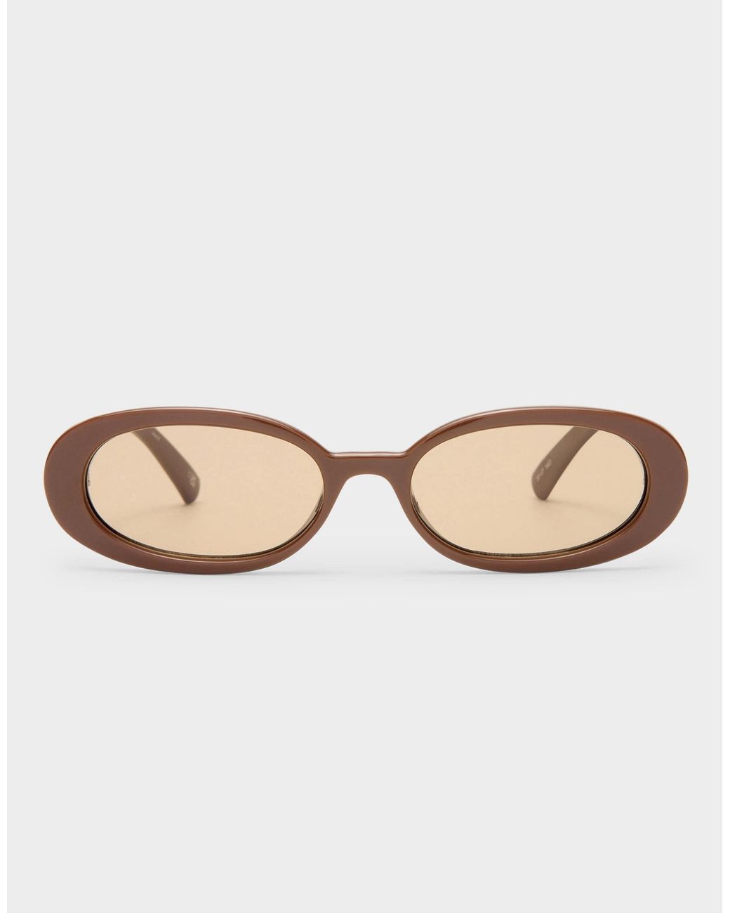 Le Specs Black – outta love – ovale sonnenbrille