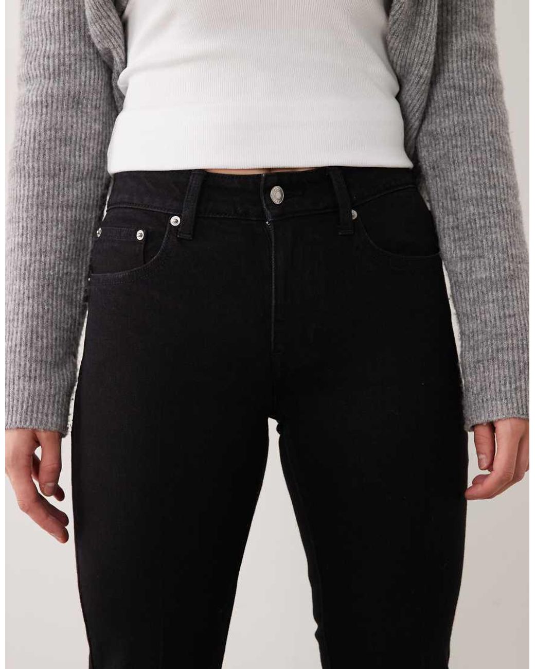 ASOS Black Bootcut Flare Jean