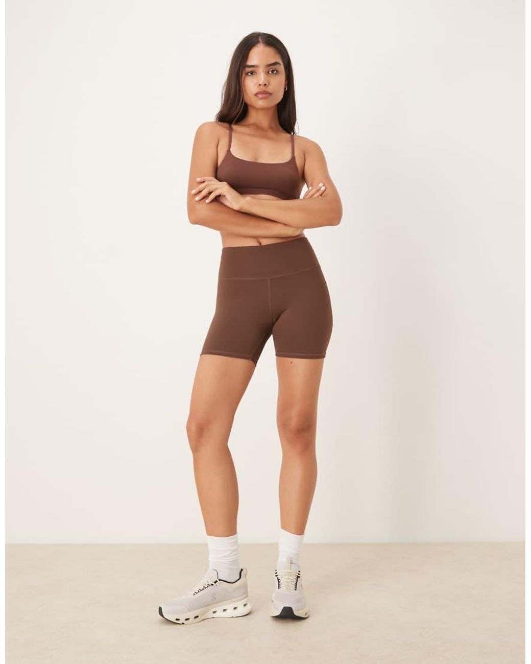 agon® Brown Strappy Bralette