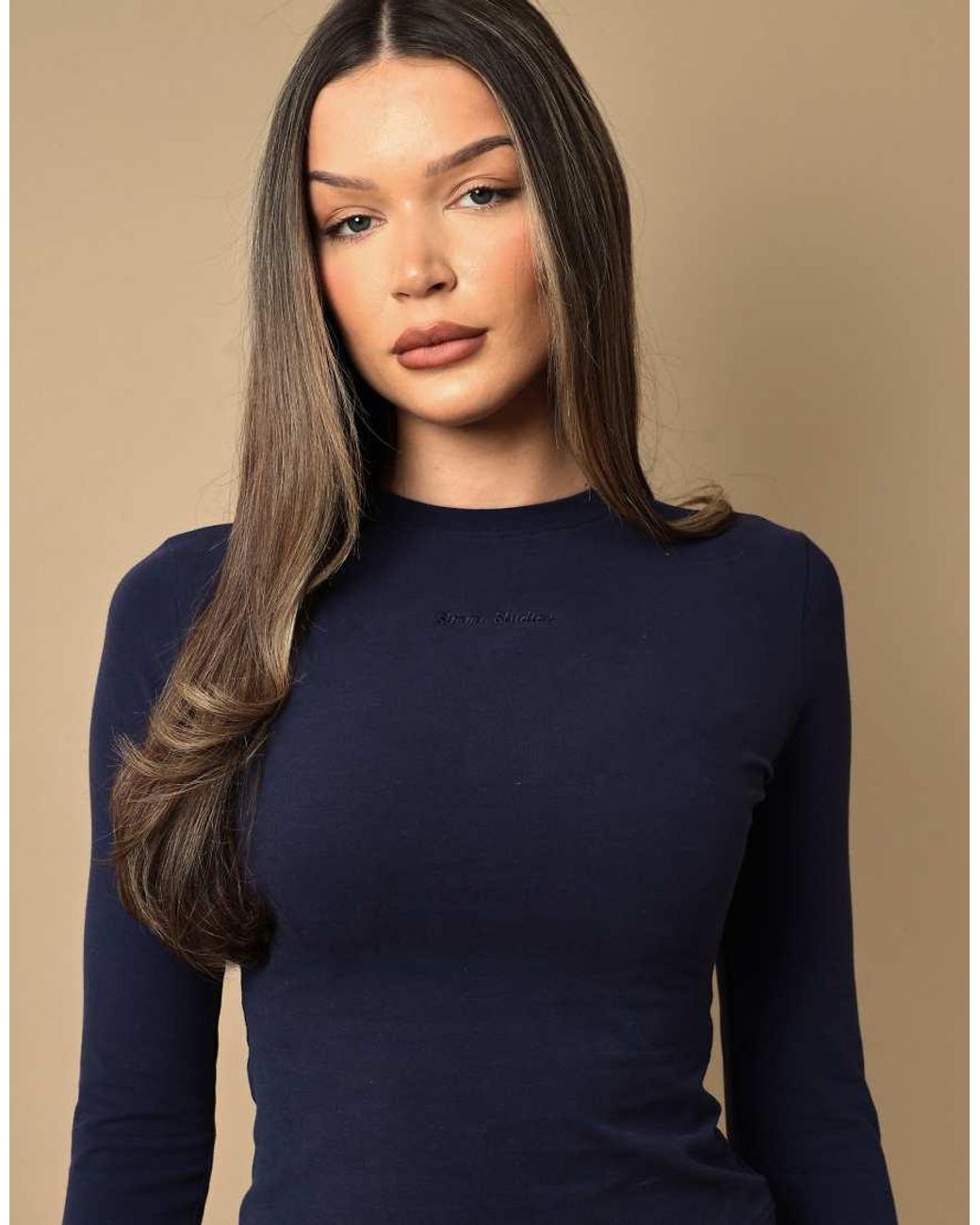 SIMMI Blue Long Sleeve Soft Touch T-Shirt