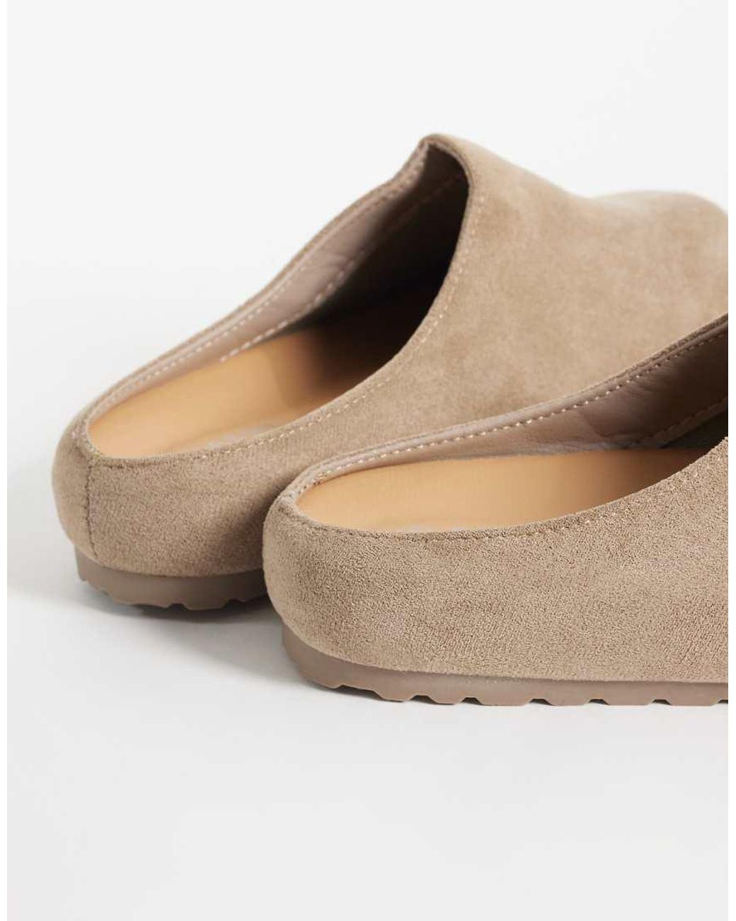 SEQWL Wide Fit Natural Simba Clogs