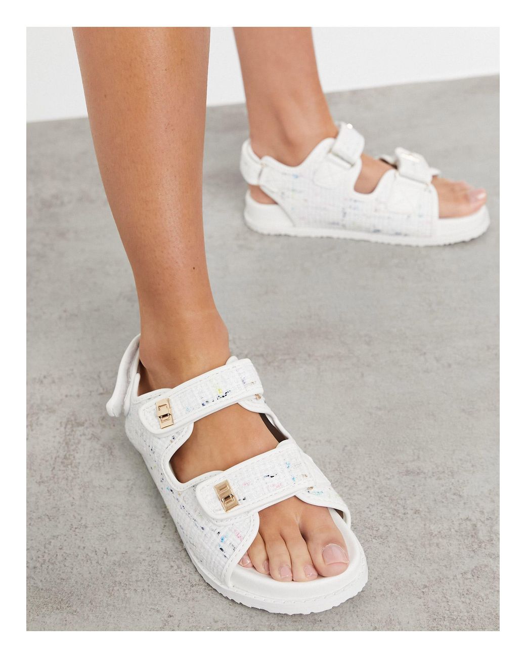 missguided grandad sandals