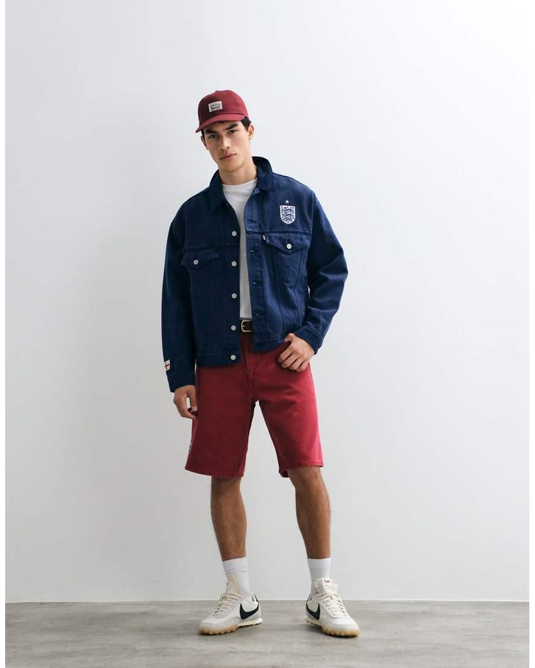 Levi's Blue England 478 baggy Denim Co-ord Shorts for men