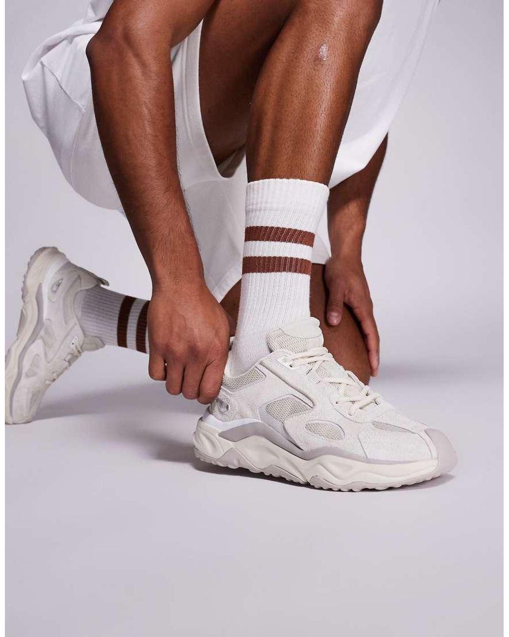 Steve Madden Brown Serpent Chunky Trainers for men