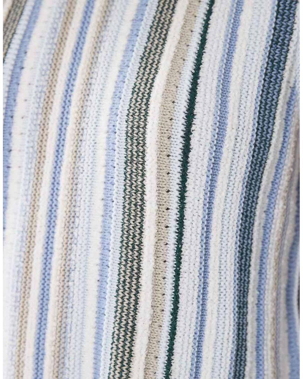 Barbour Blue Josie Textured Knitted Singlet